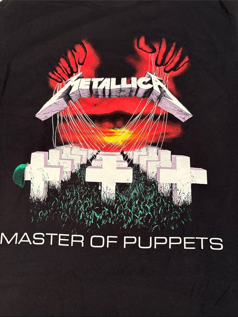 Metallica Master of Puppets Graphic Tee   Size medium men’s or women’s